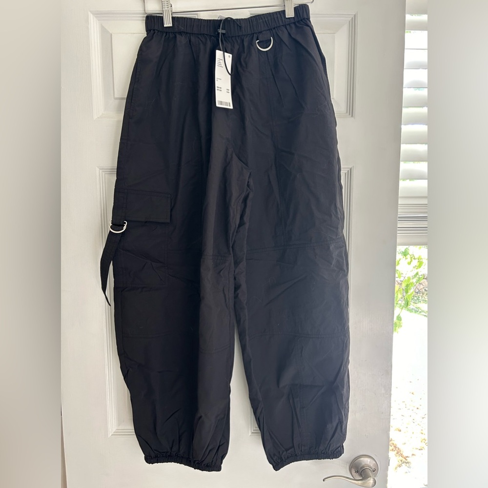 NWT Cargo Style Parachute Pants